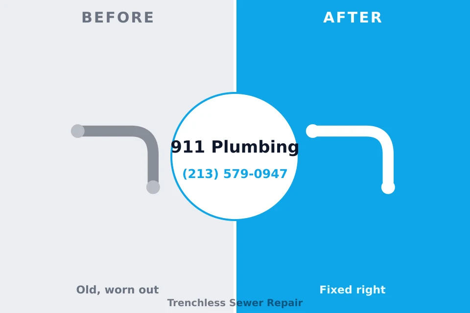 Before and after: plumbing repair Nicholasville, KY